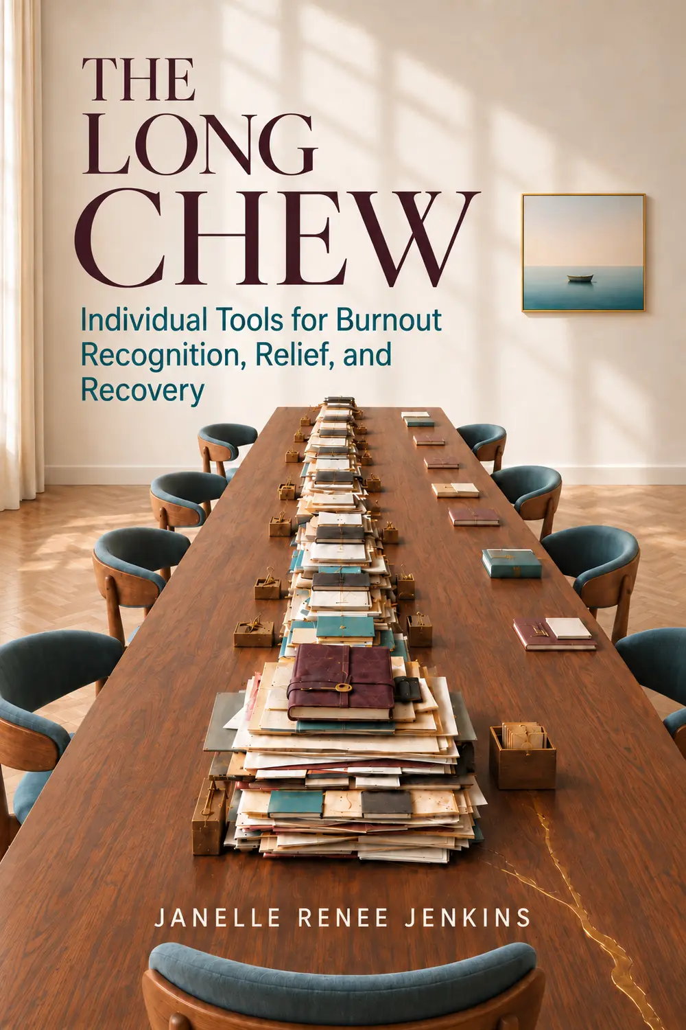 Cover of The Long Chew by Janelle Renee Jenkins